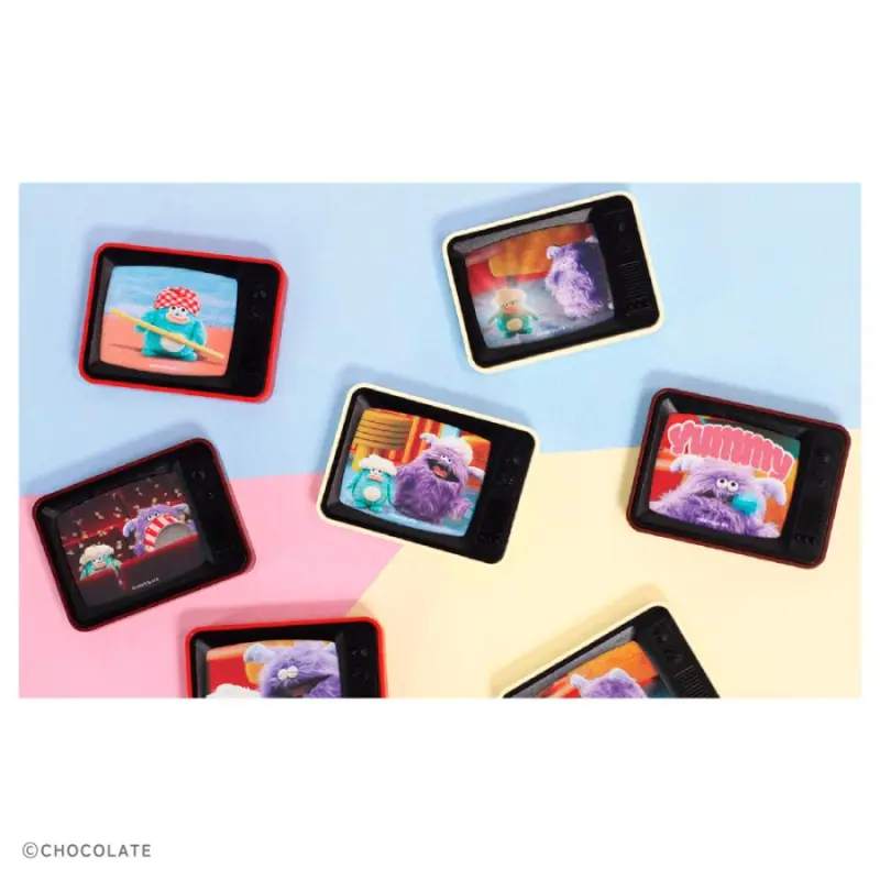 ホイッピ&ラッピシークレットテレビ型マグネット 単品10個