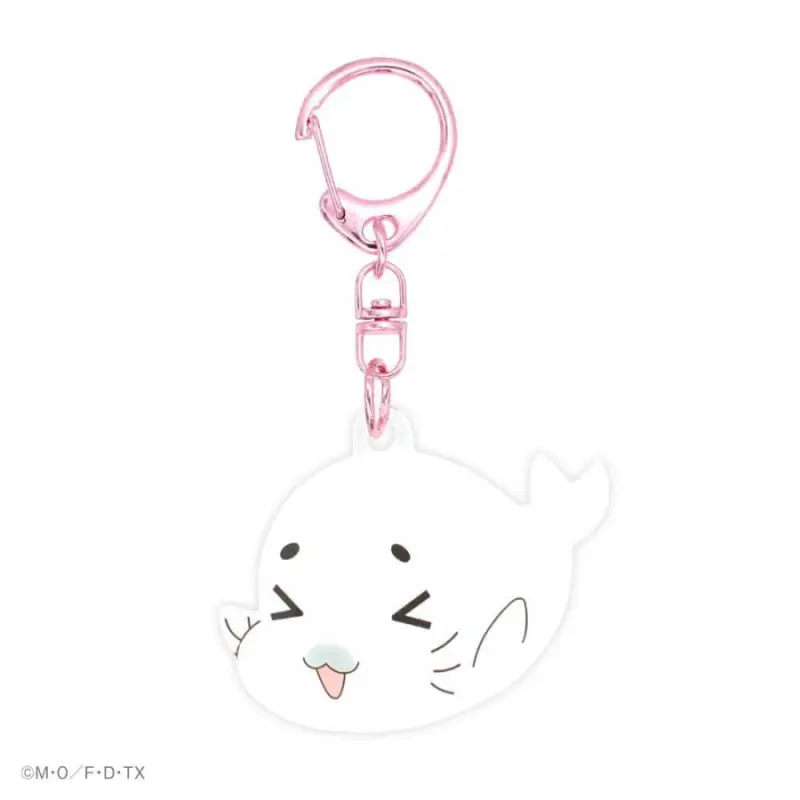 小3アシベQQゴマちゃんちゅるっとアクリルキーホルダー　わくわくゴマちゃん