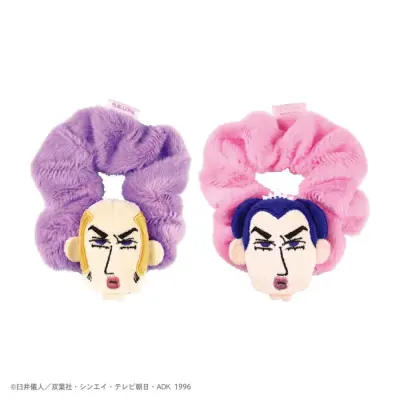クレヨンしんちゃんマスコット付きシュシュセット マカオとジョマ