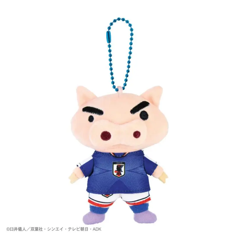 しんちゃんぬいぐるみマスコットサッカー日本代表ｖｅｒ／ぶりぶ