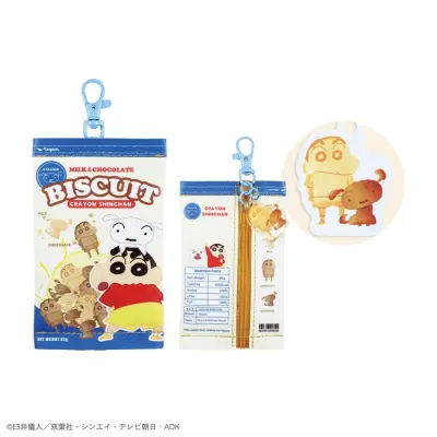 クレヨンしんちゃんチャーム付きお菓子ポーチ しんちゃんお菓子化計画/ビスケット