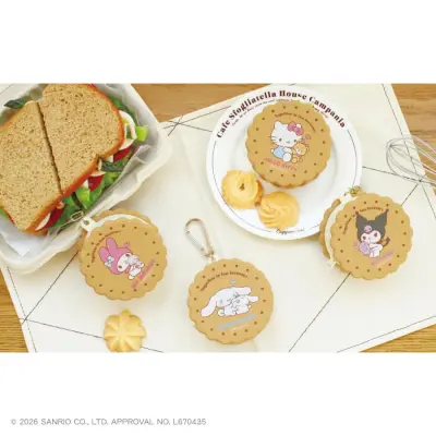 サンリオキャラクターズクッキーサンドポーチ シナモロール