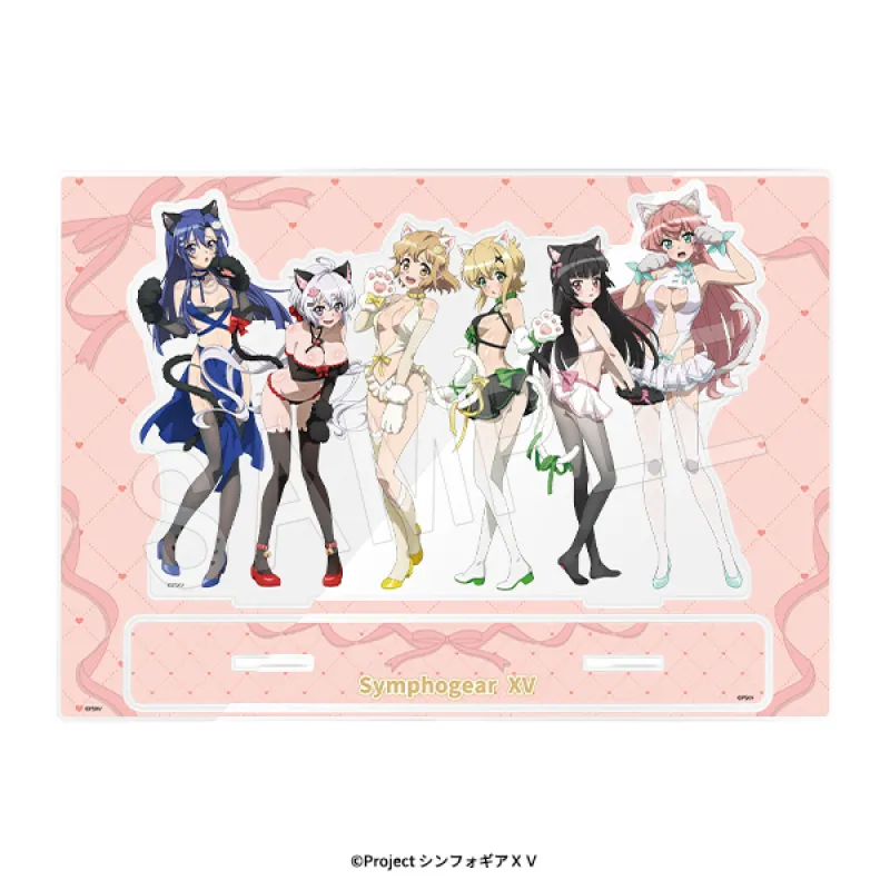 戦姫絶唱シンフォギアXV BIGアクリルスタンド 猫ver.