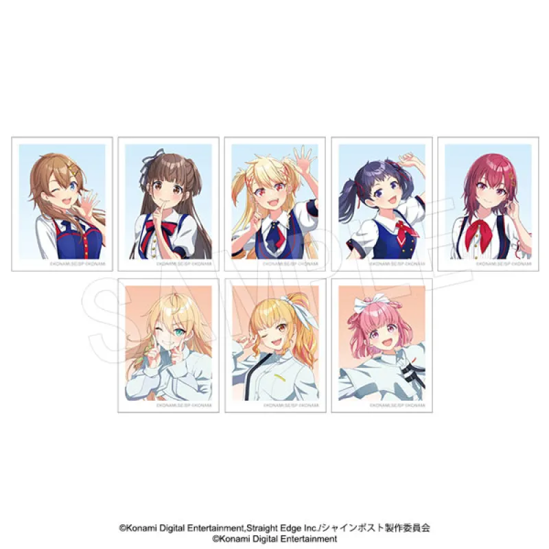 シャインポスト 宣材写真風ミニステッカーセット TypeA