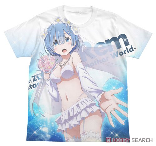 ウェディング レム フルグラフィックTシャツ/WHITE-S 2
