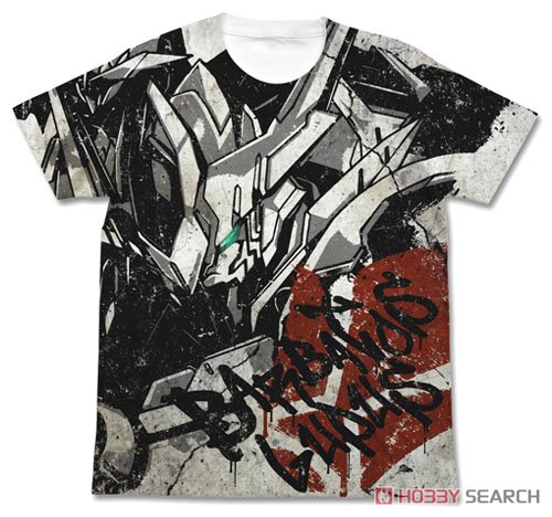 ガンダム・バルバトスルプス フルグラフィックTシャツ/WHITE-M