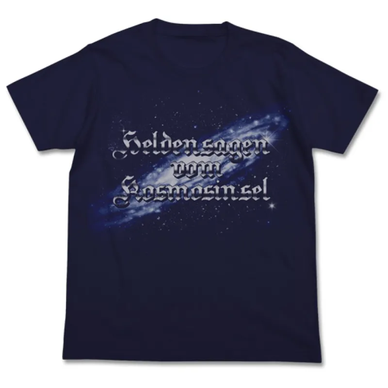 銀河英雄伝説ロゴTシャツ/NAVY-L