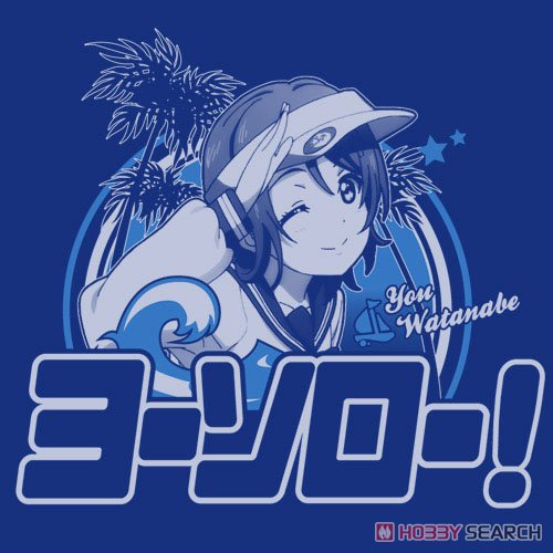 渡辺曜エモーショナルTシャツ/ROYAL BLUE-S 3