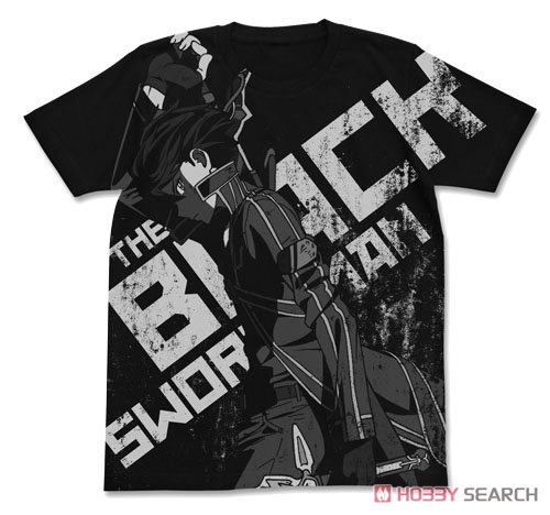 黒の剣士キリトTシャツ/BLACK-L 2
