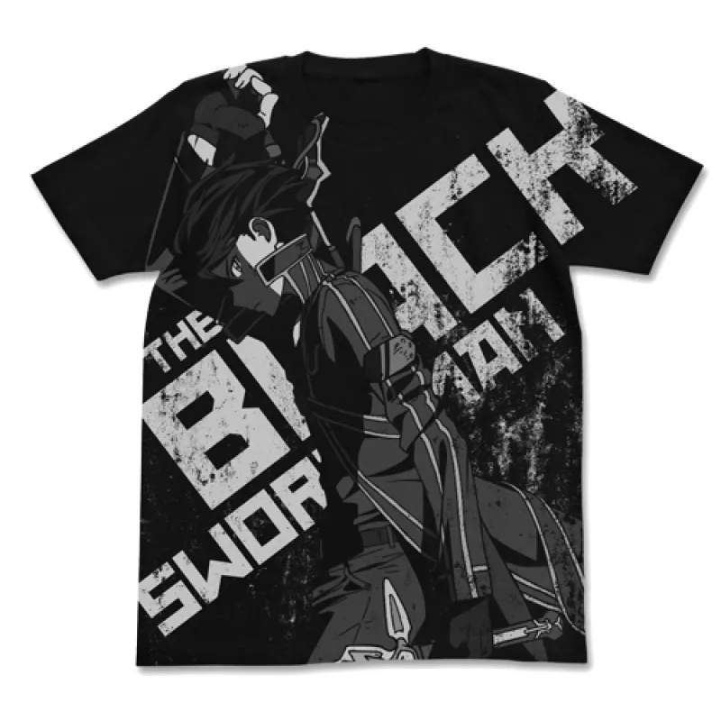 黒の剣士キリトTシャツ/BLACK-XL