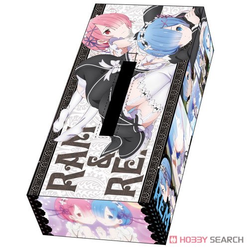 レム&ラム ティッシュボックスカバー 2