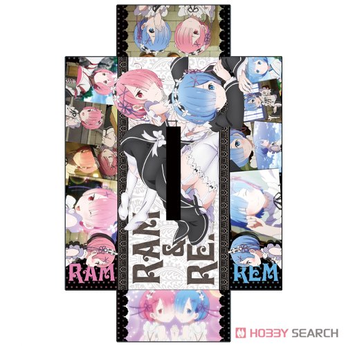 レム&ラム ティッシュボックスカバー 3