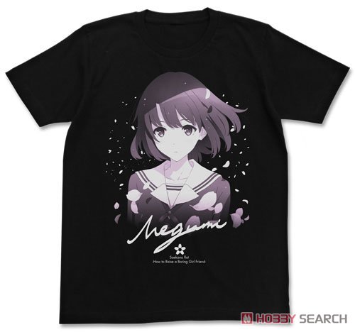 加藤恵Tシャツ/BLACK-XL 2