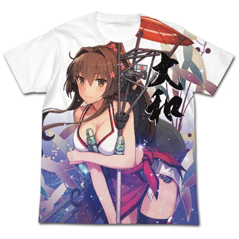 大和 水着mode フルグラフィックTシャツ/WHITE-L
