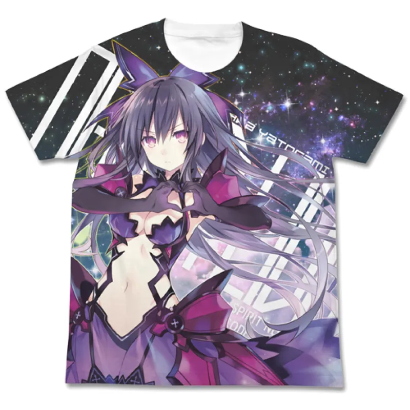 原作版 [反転]夜刀神十香フルグラフィックTシャツ/WHITE-L