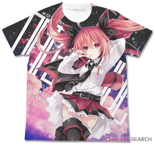 原作版 五河琴里フルグラフィックTシャツ/WHITE-L 2