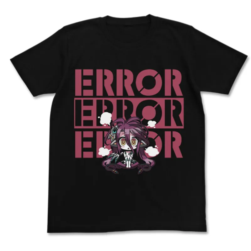 シュヴィ エラーTシャツ/BLACK-L