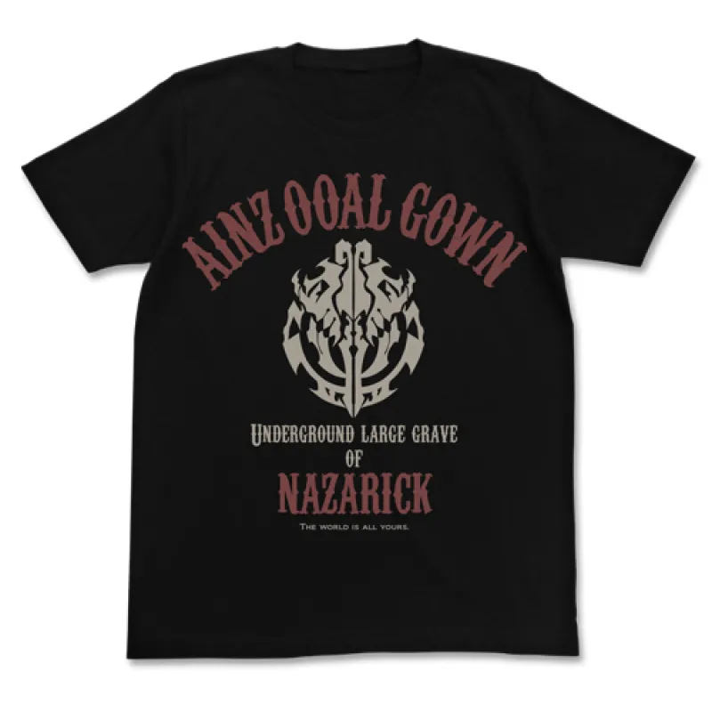 アインズ・ウール・ゴウン Tシャツ/BLACK-L