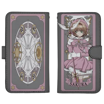 クリアカード編さくら 手帳型スマホケース148