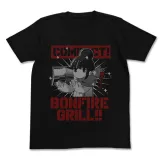 リンの焚き火グリル Tシャツ/BLACK-S 1