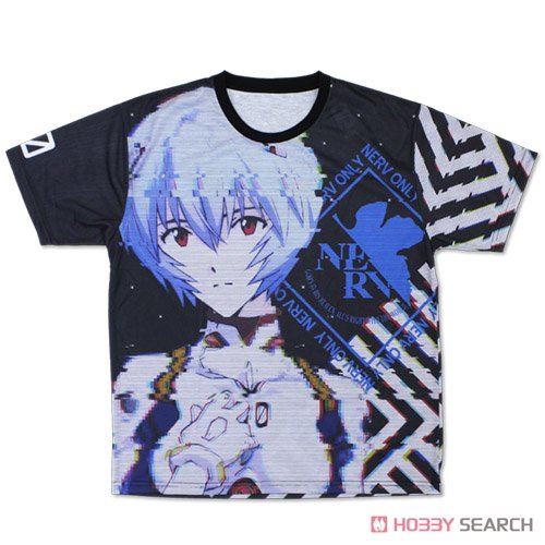 綾波レイ 両面フルグラフィックTシャツ/M 3