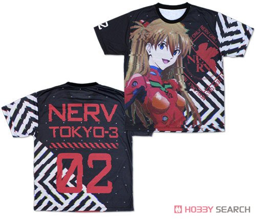 式波・アスカ・ラングレー 両面フルグラフィックTシャツ/S 2