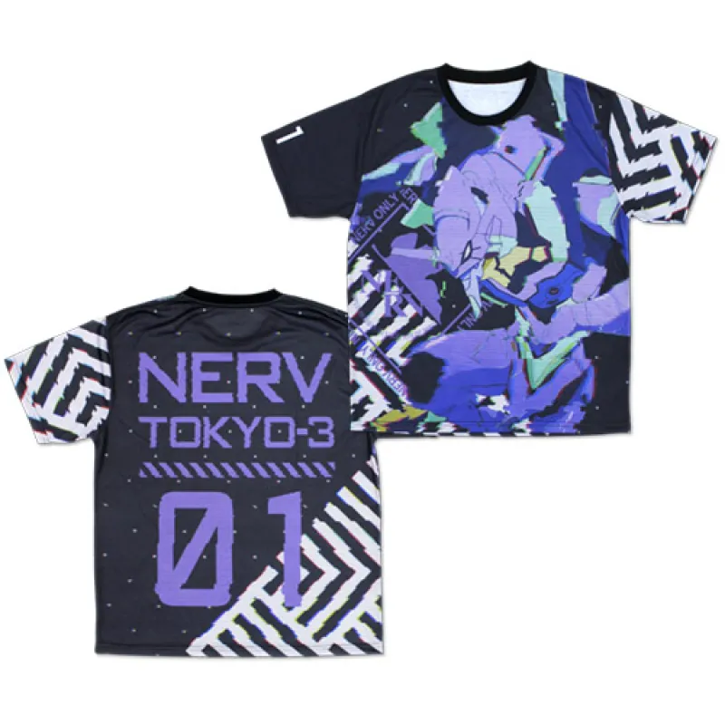 エヴァ初号機 両面フルグラフィックTシャツ/S