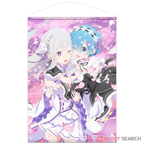 エミリア&レム B2タペストリー 2