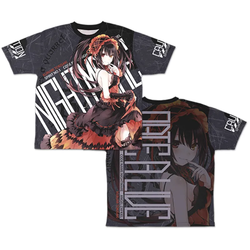 原作版 時崎狂三 両面フルグラフィックTシャツ/M