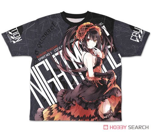 原作版 時崎狂三 両面フルグラフィックTシャツ/L 3