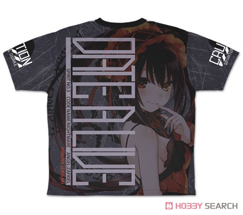 原作版 時崎狂三 両面フルグラフィックTシャツ/L 4