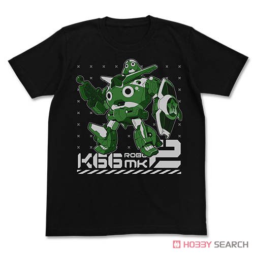 ケロロロボMk-2 Tシャツ/BLACK-S 2