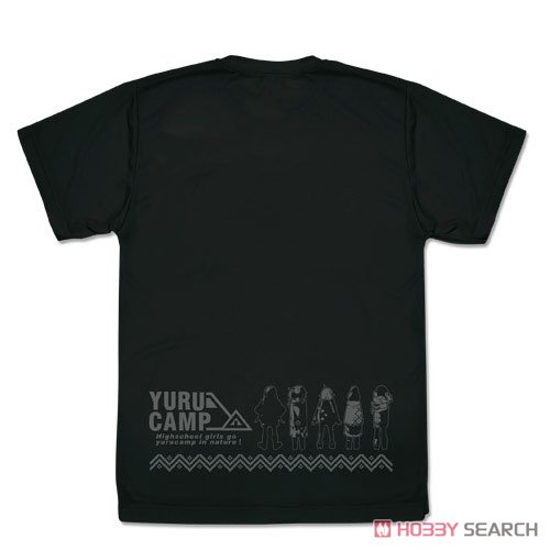 ゆるキャン△ ドライTシャツ リニューアルVer./BLACK-M 3