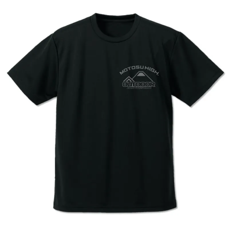 ゆるキャン△ ドライTシャツ リニューアルVer./BLACK-L