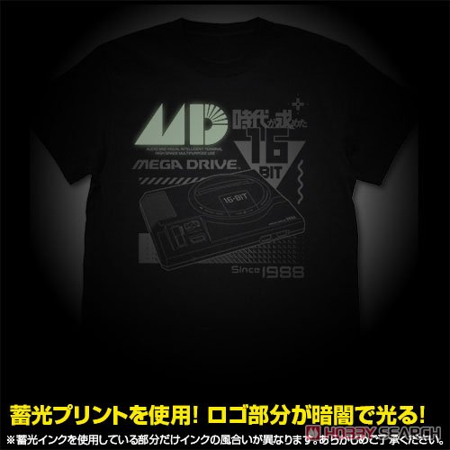 メガドライブ リフレクタープリントTシャツ/BLACK-S 4