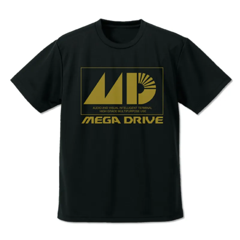 メガドライブ ドライTシャツ/BLACK-L