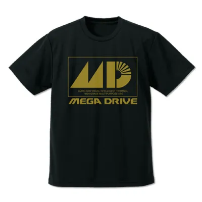 メガドライブ ドライTシャツ/BLACK-XL