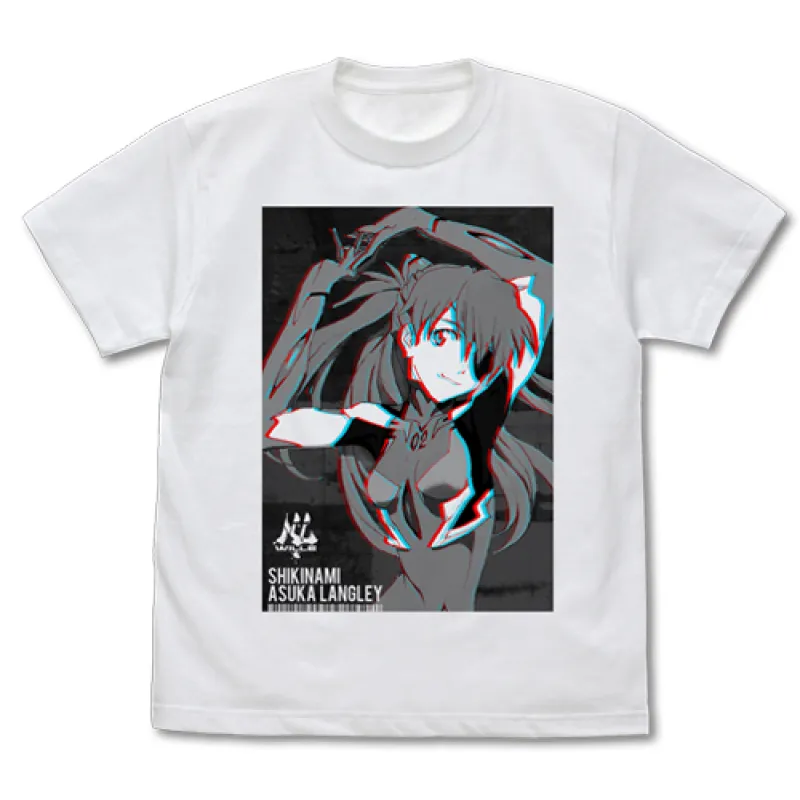 式波・アスカ・ラングレー グラフィックTシャツ/WHITE-S
