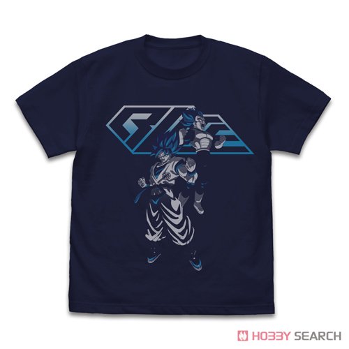 超サイヤ人ブルー 悟空&ベジータTシャツ/NAVY-L 2