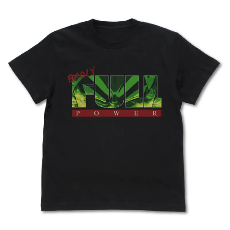 ブロリー FULL POWER Tシャツ/BLACK-S