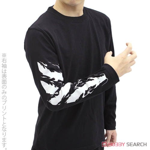飛影 黒龍 ロングスリーブTシャツ/BLACK-S 5