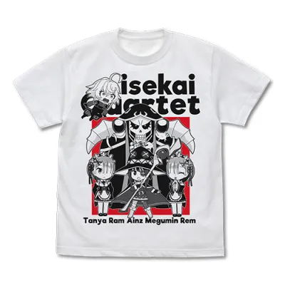 異世界かるてっと Tシャツ/WHITE-XL