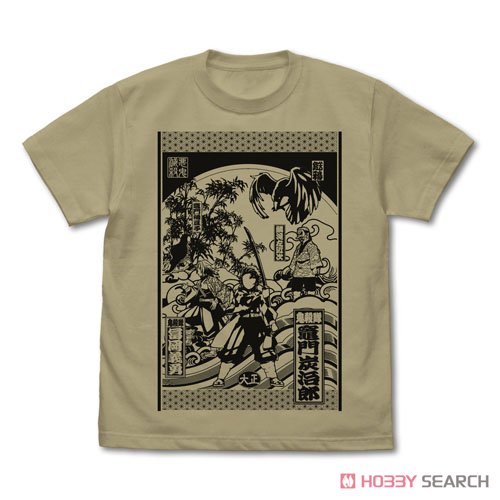 鬼滅の刃 Tシャツ/SAND KHAKI-XL 2