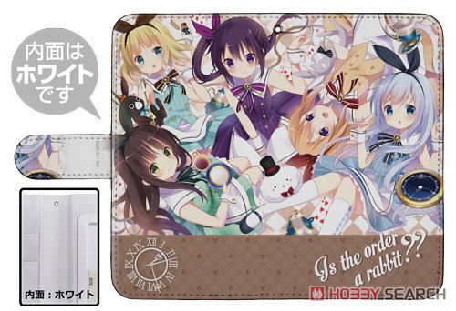 ご注文はうさぎですか?? 手帳型スマホケース 158 3