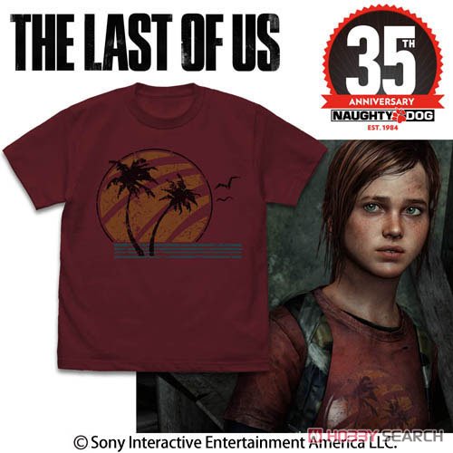 THE LAST OF US Ellie Tシャツ/BURGUNDY-M 4