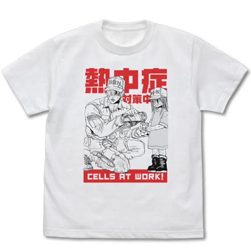 熱中症対策 Tシャツ/WHITE-S