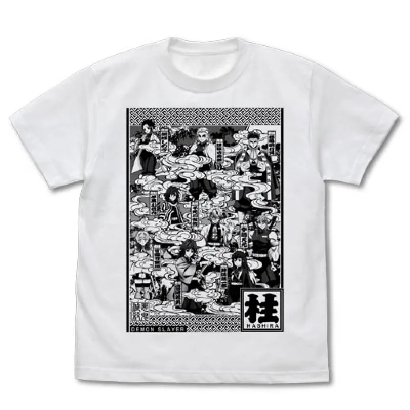 鬼滅の刃 柱 Tシャツ/WHITE-M