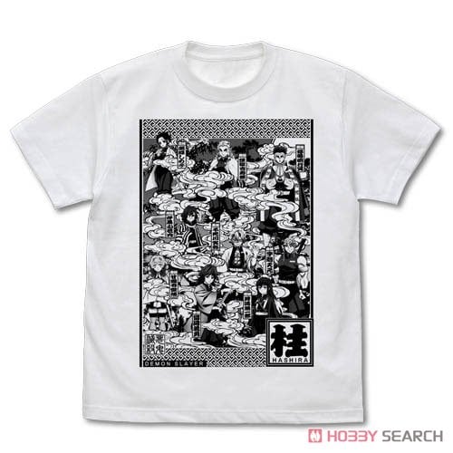鬼滅の刃 柱 Tシャツ/WHITE-L 2