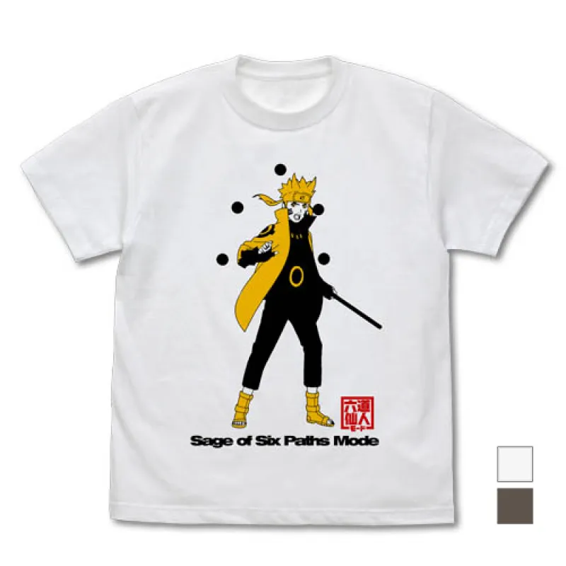 六道仙人モード ナルト Tシャツ/WHITE-L