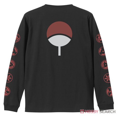 写輪眼 袖リブロングスリーブTシャツ/BLACK-XL 2